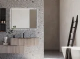 Mobile da Bagno sospeso effetto legno Groove GV01 di Arteba