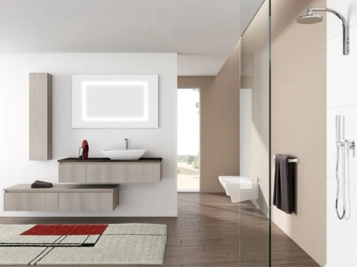 Mobile da Bagno sospeso Newsmart NS37 di Arteba