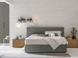 Letto in ecopelle Zeno di Tomasella