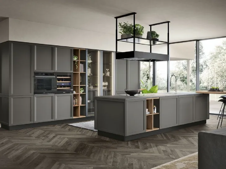 Cucina Classica con isola Bellaria 01 di Forma Cucine