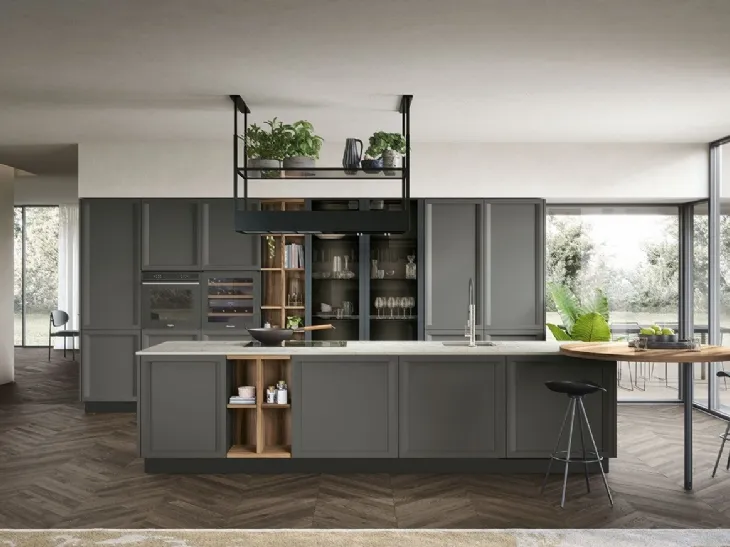 Cucina Classica con isola Bellaria 01 di Forma Cucine