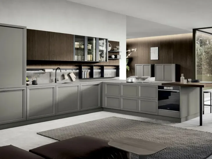 Cucina Classica con penisola Bellaria 02 di Forma Cucine