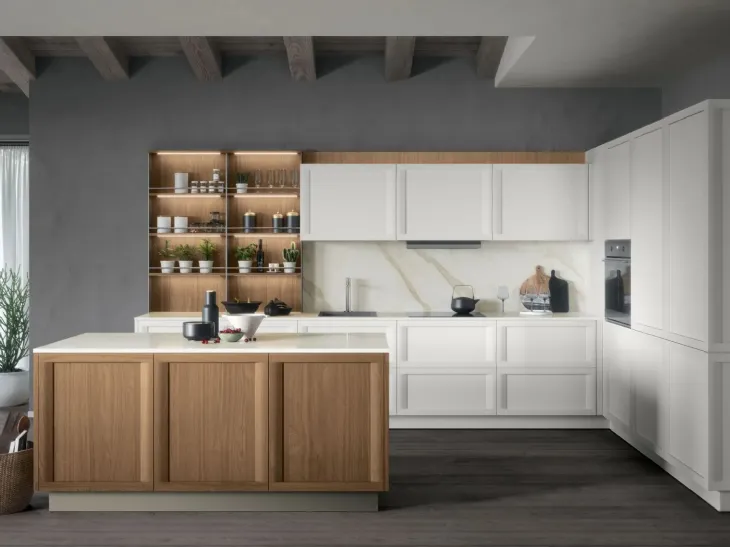 Cucina Classica con isola Bellaria 04 di Forma Cucine