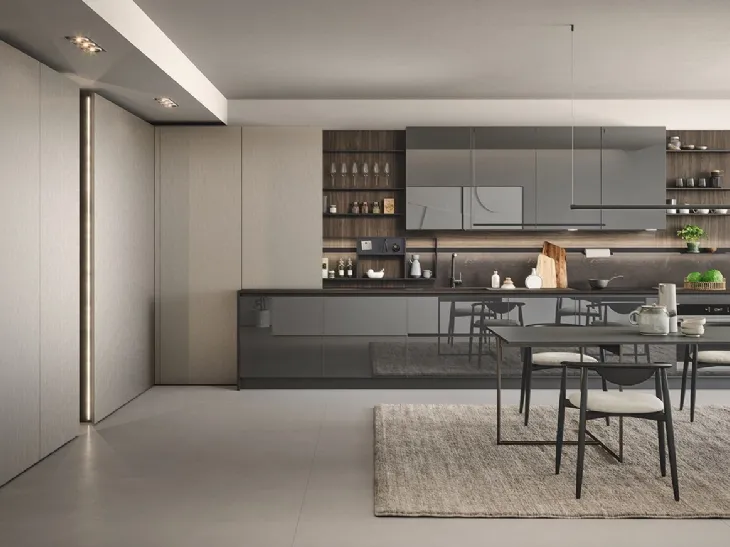 Cucina Moderna lineare Aria Tech 02 di Forma Cucine