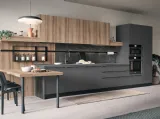 Cucina Moderna con penisola Colibrì 05 di Forma Cucine