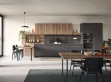 Cucina Moderna con penisola Colibrì Maniglia 04 di Forma Cucine