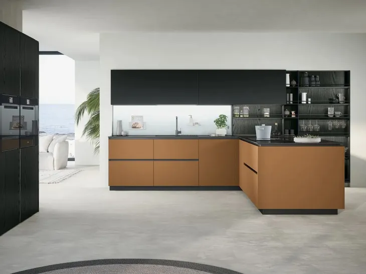 Cucina Moderna con penisola Trend 03 di Forma Cucine