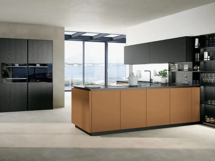 Cucina Moderna con penisola Trend 03 di Forma Cucine