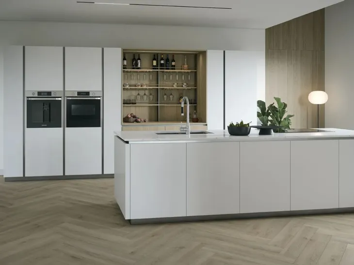 Cucina Moderna con isola Trend 04 di Forma Cucine