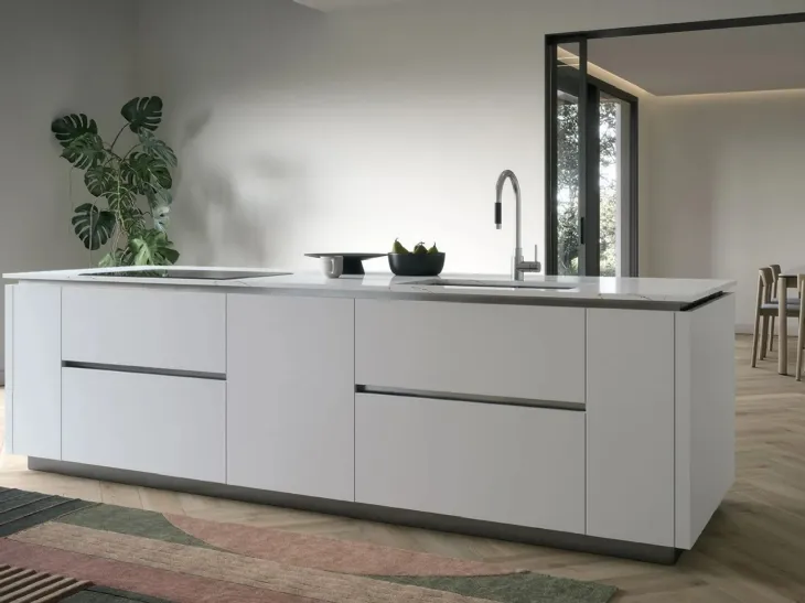 Cucina Moderna con isola Trend 04 di Forma Cucine