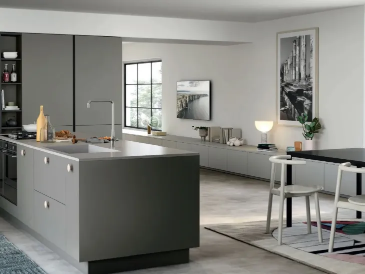 Cucina Moderna con isola Trend 05 di Forma Cucine