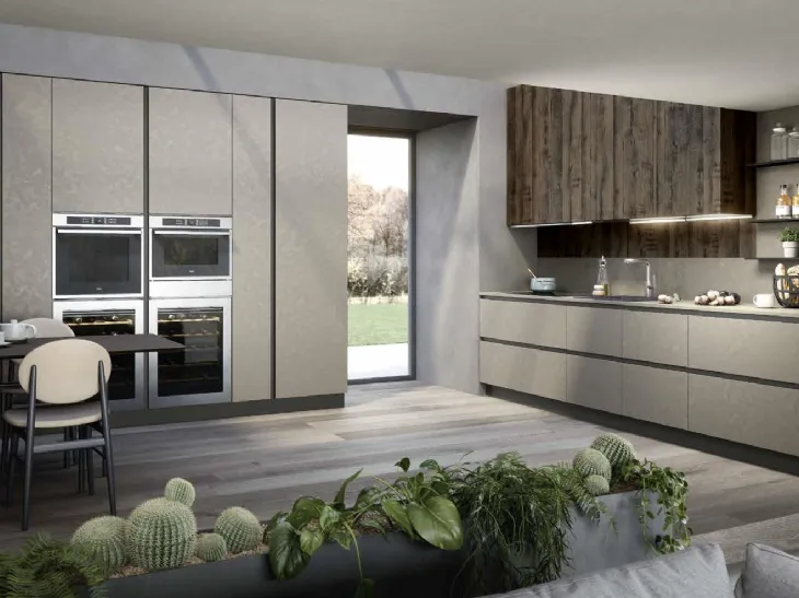 Cucina Moderna ad angolo Trend Grip Gola Home 02 di Forma Cucine