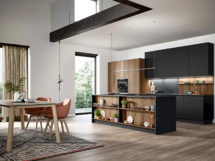 Cucina Moderna con isola Trend Maniglia Home 02 di Forma Cucine